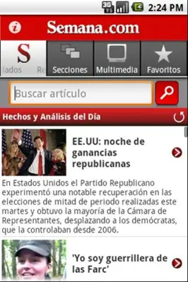 Semana.com android App screenshot 1